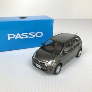 トヨタ カラーサンプル ミニカー パッソ ヒスイパールメタリック TOYOTA PASSO