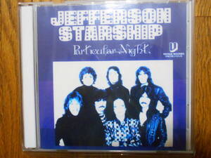 ライブ２枚組1984年【 JEFFERSON STARSHIP / PARTICULAR NIGHT California 1984 】ジェファーソン・スターシップ Grace Slick 1984/6/27