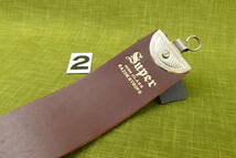 【A373】 理美容店用品 / 剃刀砥石 / 革砥石 / SUPERIOR RAZOR STROP HIGH CLASS RAZOR STROPS と書いてました_画像2