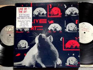 LIVE AT THE RAT VOL.1 '76 米Orig 2LP ステッカー付き ボストン・パンク DMZ REAL KIDS THUNDERTRAIN WILLIE ALEXANDER