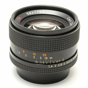 【中古品・ジャンク扱い】絞り動作不良 カビ跡 現状渡し コンタックス CONTAX プラナー 50mm F1.4 AEJ Planar