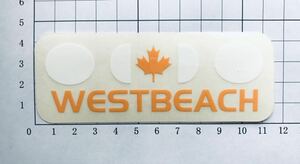 WESTBEACH SNOWBOARD CLOTHING ステッカー ウエストビーチステッカー