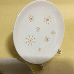 【Mid-Chinaware/R055/Royal China/Star Glow】ローヤルチャイナ/スターグロウ/ブレッド＆バタープレート2枚/EX+/ミッドセンチュリーの画像4