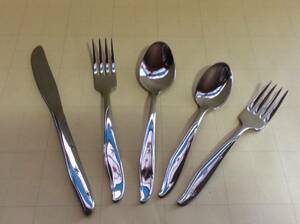 【Mid-flatware/C001/MAR-CLEST/Citation】マークレスト/サイテーション/５本セット/Ex+/ミッドセンチュリー/アトミックエイジ