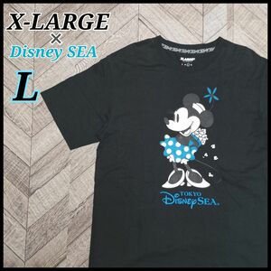 【限定】Disney SEAコラボ XLARGE 半袖TシャツLサイズ