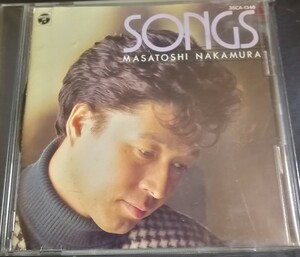 70年代～90年代専門CDショップ　中村雅俊　美品　SONGS　2024 0114出品　匿名迅速発送 曲目画像掲載 送料無料