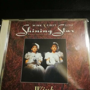 70年代～90年代専門CDショップ　WINK　美品　FIRST LIVE SHINING STAR　2024 0105出品　匿名迅速発送 曲目画像掲載 送料無料