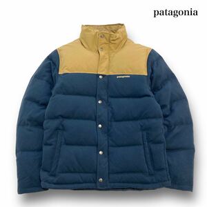 【patagonia】パタゴニア ビビーダウンジャケット バイカラー 刺繍ロゴ BivyDOWN JACKET バイカラー 600フィルパワー ジップアップ 