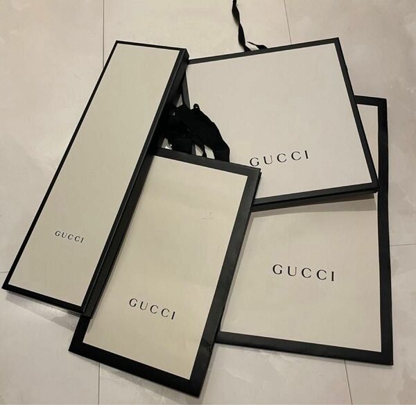 グッチ GUCCI 空箱 空き箱 ボックス 紙袋 ショッパー プレゼント