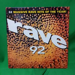 ２枚組 LP レコード Various - Rave 92 - 32 Massive Rave Hits Of The Year