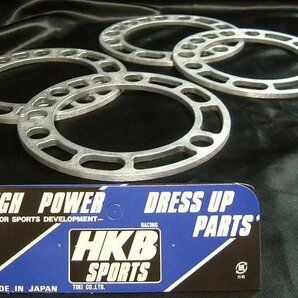 ★HKB ホイールスペーサー★4WD用 PCD：139.7-6穴 厚み 5ｍｍ (4枚セット)の画像2