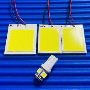 爆光！NSP170系 シエンタ T10 LED COB ルームランプ 4点セット ホワイト トヨタ カー用品の画像1