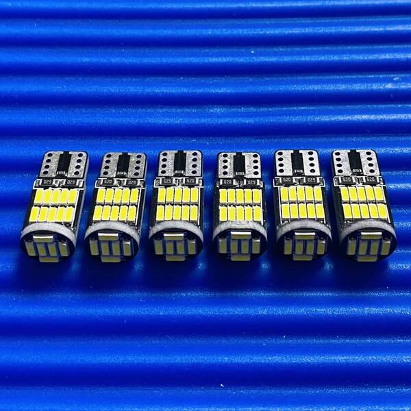 爆光!GGH30系 アルファード GF T10 LED 室内灯 ルームランプ 6個セット ホワイト トヨタ カー用品