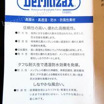 メンズ 3L 未使用 定価38,500円 カンタベリー 防水透湿 Dermizax 3レイヤー ツアーコート 防水コート 高機能素材 ダーミザクス 高防水_画像10