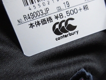 メンズ 3L◆新品 CANTERBURY カンタベリー ラグビー日本代表モデル ジャパン プラクティス 長袖Tシャツ 黒 速乾 ロングスリーブシャツ_画像4