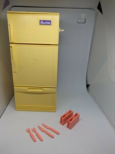 マーババービー ma-ba タカラ 冷蔵庫 キッチン用品TAKARA ナイフ フォーク 昭和レトロ 着せ替え人形 人形 家具