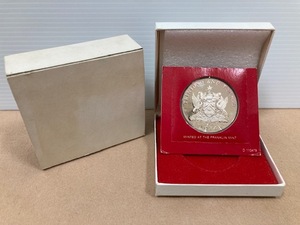 3729* トリニダード・トバコ共和国 TrinidadTobago 10ドル SILVER PROOF 銀貨 プルーフ フランクリンミント ケース付 未使用品