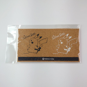 PMG Pokmon Sketch ピカチュウ コルクコースター2枚セット ポケセンオリジナル Pokemon Pikachu ポケモンスケッチ cork coaster