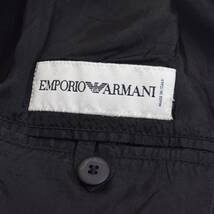 圧倒的モード感◎!!!最高峰EMPORIO ARMANI/アルマーニ「とろける質感」のスウェード調素材◎ 都会的エレガンスが薫る ジャケット 46 M_画像3