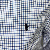 新品 POLO RALPH LAUREN ポロラルフローレン ギンガムチェックシャツ ボーイズXＬサイズ L.ブルー_画像5