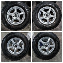 スタッドレス アルミホイール セット 4本 貨物 ライトトラック　バン 185/80R14 102/100 LT 114.3 5穴 バネット ボンゴ_画像5