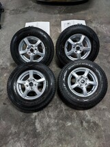 スタッドレス アルミホイール セット 4本 貨物 ライトトラック　バン 185/80R14 102/100 LT 114.3 5穴 バネット ボンゴ_画像1