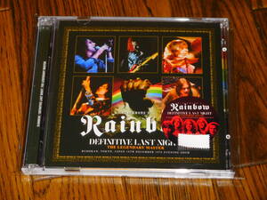 未開封新品 RAINBOW / DEFINITIVE LAST NIGHT: THE LEGENDARY MASTER 初回ステッカー付 RISING ARROW Ritchie Blackmore Cozy Powell