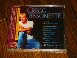 廃盤 未開封新品 GREGG BISSONETTE / GREGG BISSONETTE 国内盤 VICP-60533 Steve Vai Steve Lukather Scott Henderson Andy Summers