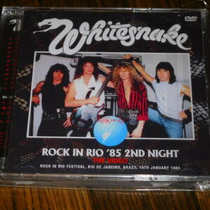 未開封新品 WHITESNAKE / ROCK IN RIO '85 2ND NIGHT + ROCK IN RIO '85 2ND NIGHT: THE VIDEO 初回ナンバリングステッカー付 ZODIACの画像2