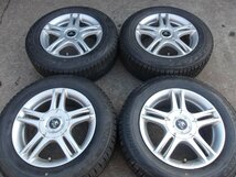 L668-ソ2 195/65R15 冬4本セット スタッドレス 195/65-15 195-65-15 ブリヂストン ブリザック VRX2 15インチアルミホイール_画像1