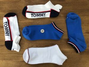 新品トミーヒルフィガーTOMMY HILFIGER メンズソックス5足セット707