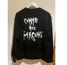 BLACK MARKET COMME des GARCONS ブラックマーケット コムデギャルソン CHIC PUNK スウェット トレーナー 黒 L _画像2