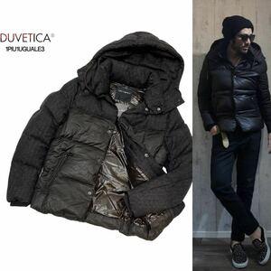 正規品 1PIU1UGUALE3 × DUVETICA デュベティカ × ウノピュウ MRB023 MT-HOODED DOWN JACKET コラボ ダウン ジャケット 4 ブラウン