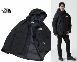 国内正規品 THE NORTH FACE ノースフェイス ND92237 Mountain Down Jacket マウンテン ナイロン ダウンジャケット GORE-TEX ブラック L