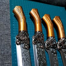 -シェフのナイフ4点セット☆検索用: サバイバルナイフ　、三徳包丁、ステンレス包丁,セラミックナイフ、牛刀　、包丁、サクラマス_画像7