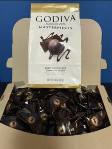 ゴディバ☆マスターピース☆ダークハート XLバッグ【４２1ｇ】　GODIVA バレンタイン☆最安値☆大容量☆送料無料☆約53個☆