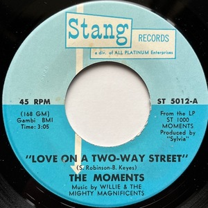 【試聴 7inch】The Moments / Love On A Two-Way Street 7インチ 45 muro koco フリーソウル Jay-Z Alicia Keys Empire State of Mind