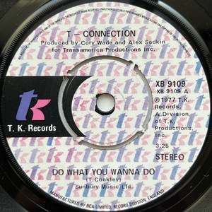 【試聴 7inch】T-Connection / Do What You Wanna Do 7インチ 45 muro koco フリーソウル Kon Moplen