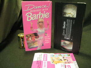 即決　中古品ＶＨＳビデオテープ　Barbie　マテル　バービー　ダンス　ウイズ　バービー