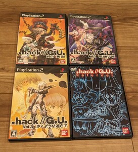 .hack//G.U. vol.1〜3 Returner セット 全巻収納BOX付き　再誕、君想フ声、歩くような速さで ドットハック