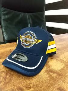 即決　新品　送料無料　ハーレーダビッドソン　CAP　キャップ　バイク　ツーリング　モーターサイクル　刺繍　HARLEY　USA