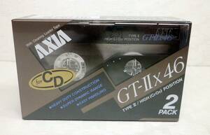 ★即決! 新品 送料350円 富士フィルム AXIA カセットテープ【２本】ハイポジ GT-ⅡX 46 TYPEⅡ★