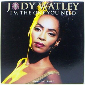 12”Single,JODY WATLEY　I'M THE ONE YOU NEED 輸入盤