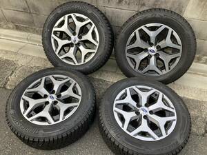 バリ溝　スバル純正ホイール　BS DM-V3　225/60/17 スタッドレスセット4本　フォレスター　SK5 SK9 SKE アウトバッククロストレック