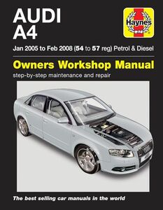 ★新品★送料無料★アウディ Audi A4 Petrol & Diesel '05-'08★ヘインズ解説マニュアル★★