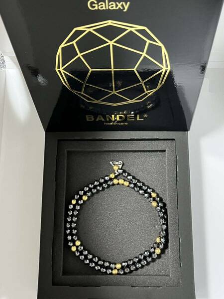 【ブラック×ゴールド50cm】BANDEL Galaxy Model-A Black×Gold 50cm 700436 磁気ネックレス