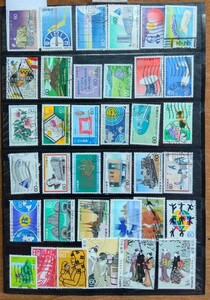 20808使用済み・1981~88年記念特殊切手バラ・36種