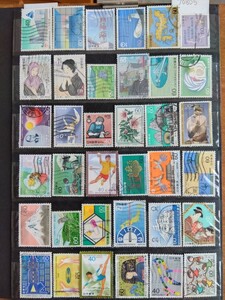 70805使用済み・1985~86年記念特殊切手・36種