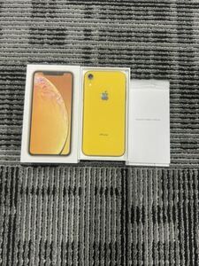 1円 Apple MT082J/A iPhone XR 64GB イエロースマホ 本体 残債なし SIMロックなし