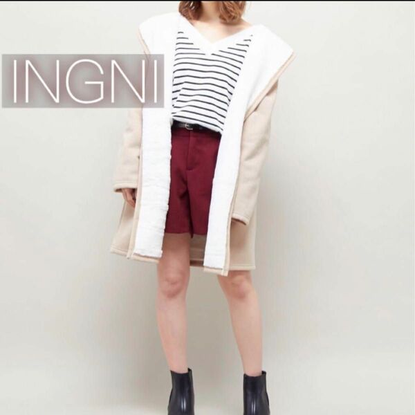 ★INGNI★フェイクウールショートパンツ